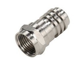 中国制造的高品质防水 F 型插头压缩连接器 RG6 catv 连接器 - Product Image 5