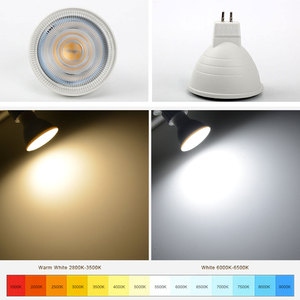 Dimmable GU10 MR16 GU5.3 LED COB זרקור נורות <span class=keywords><strong>7W</strong></span> ספוט אור 110V 220V מנורת אולטרה בהיר עבור בית משרד מקורה אור