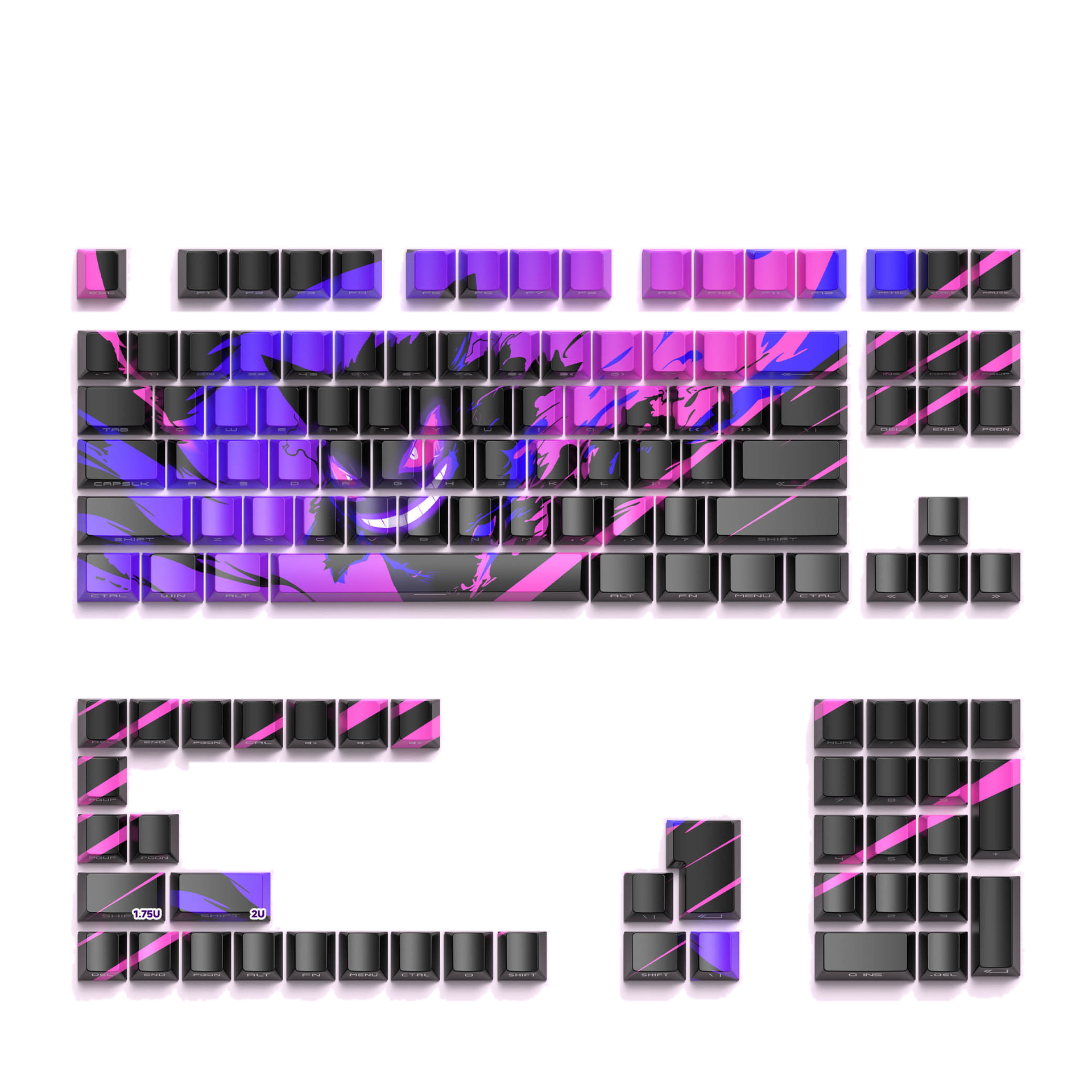 Gengar - Original, gravé côté usine, 129 touches, emballé.