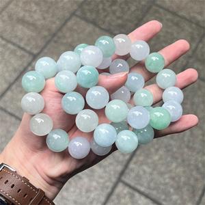 Gteen <strong>Jade</strong> Bracelet Natural Stone Jewelry Bruma Myanmar Genuine with Certificate High-quality Healing <strong>Jade</strong> Charms Good Luck 14mm