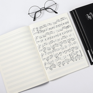 LABONユニバーサル16/24/32ページ音楽ノートブック高品質の厚みのある歌詞と音楽スタッフブック音楽理論エクササイズノートブック - Product Image 3