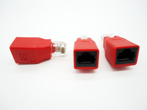 Red Blue Black <strong>Network</strong> Lan Cable Extension <strong>Adapter</strong> RJ45 Male to Female <strong>Adapter</strong> printer parts factory - Product Image 4