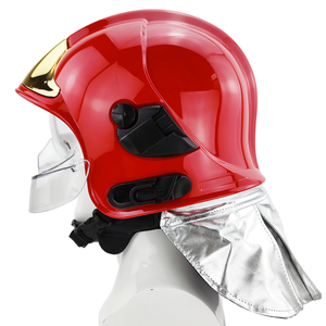 <strong>MSA</strong> Factory <strong>Price</strong> Firefighter <strong>Helmet</strong> Red Color Heat Resistant Firemen Hard Hat Rescue Fire Protective <strong>Helmet</strong> - Product Image 5