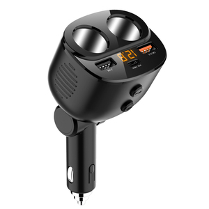 2025ที่จุดบุหรี่ USB คู่อเนกประสงค์100W ที่ชาร์จในรถแบบ one-to-too พร้อมไฟ5V/2.4A และ5V/เอาต์พุต3A - Product Image 6