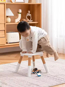 Hete Verkoop Massief Houten Tafels En Stoelen Set Voor Kinderen Multifunctionele Speeltafel - Product Image 6