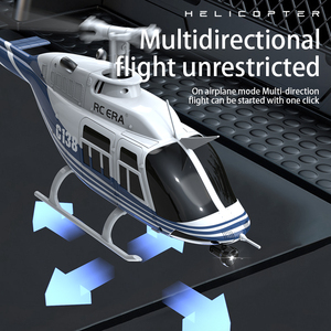 DWI <strong>RC</strong> Helicopter With 6-axis Gyroscope 2.4G <strong>6CH</strong> Remote Control Drone with Altitude Hold &amp; Optical Flow Positioning for Beginner - Product Image 4