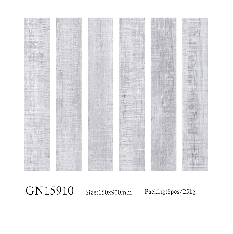 Hot sale  porcelain  wood texture floor tiles 150x900mm Grey color