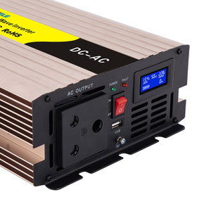 1000瓦纯正弦波车载逆变器，带12V/24V/48v输入，太阳能并网电源，110V/220V输出逆变器 - Product Image 4