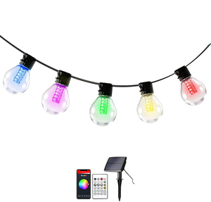 Multifunction <strong>Remote</strong> Control Smart Rgb <strong>String</strong> <strong>Light</strong> Outdoor Solar Wedding Led <strong>Light</strong> for Christmas - Product Image 3