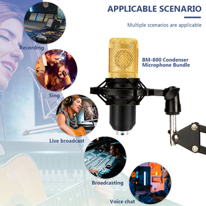 Scheda audio professionale Aoshen con alimentazione phantom 48V per lo strumento musicale di trasmissione di registrazione in diretta - Product Image 2