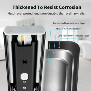 Yenuo thép cán nguội nhiệm vụ nặng nề ngăn kéo Slide 12-24 "mềm đóng mở rộng đầy đủ, bên gắn bóng mang tải 100 - Product Image 6