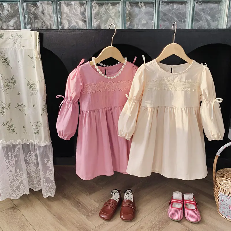 Детский Белый Топ, повседневная одежда, платье для девочек, новое летнее 2022, корейский воротник-поло