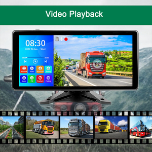 4k AHD 10.36 אינץ MP5 USB מגע רכב הפוך סיוע בטיחות מערכת 4 מצלמות אוטומטי אוטובוס משאית ואן אודיו וידאו לוח מחוונים רכב צג