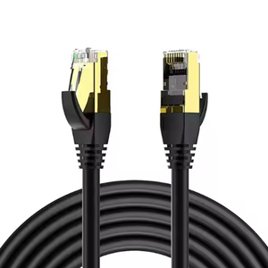 <strong>Excellent</strong> PVC Jacket Cat5/Cat8 Shielded UTP/SFTP/FTP Flat Ethernet RJ45 <strong>LAN</strong> Jumper Cable 1-20m Network Communication Cables