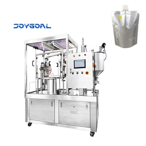 Otomatik sıvı stand-up çanta emzik kese dolum ve kapaklama kapak-vidalama sızdırmazlık ekipmanları paketleme makinesi fiyat - Product Image 5