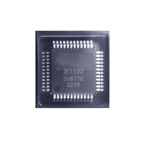 SY Chips W5500 IC CTLR 3-1 ETH TCP/IP IC W5100 W5200 W5300 Módulo controlador Ethernet de Comunicación Original 48LQFP W5500 - Product Image 1