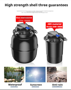 阳光CPA-20000 ABS塑料池塘过滤器12000升泵紫外线澄清池和喷泉套件，适用于环保40m ³ 后院水上花园