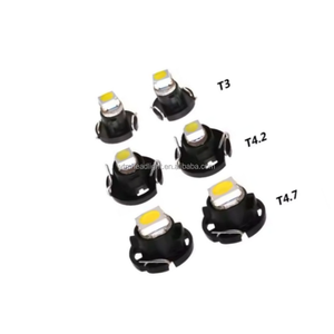 Süper parlak T4.2 T4.7 araba enstrüman lambası LED Panel ışıkları 0.2W 12V 12-20LM araba Led ampul otomatik okuma ışığı - Product Image 2