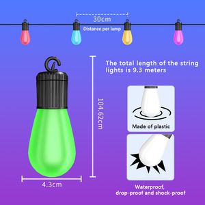 LED照明屋外クリスマスLEDライトRGBストリングデコレーションIP68評価製造 - Product Image 4