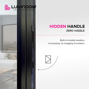 Luvindow אמריקאי בסגנון הוריקן השפעה אפקט פורץ זכוכית חלון היתוש רשת החוצה חלונות נדנדה - Product Image 6