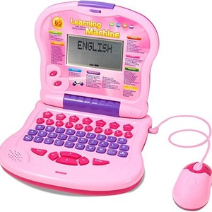 Yutong Intelligentes Laptop-Spielzeug Kinder Frühes Englisch Musikalisches Lernen Kunststoff Kinder computer Lesen Bildungs funktionen OEM - Product Image 1