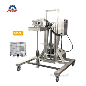 מערבל מתקפל 3kw חשמלי מונע עם מעלית הידראולי לעמוד 1000 <span class=keywords><strong>tote</strong></span> ibc