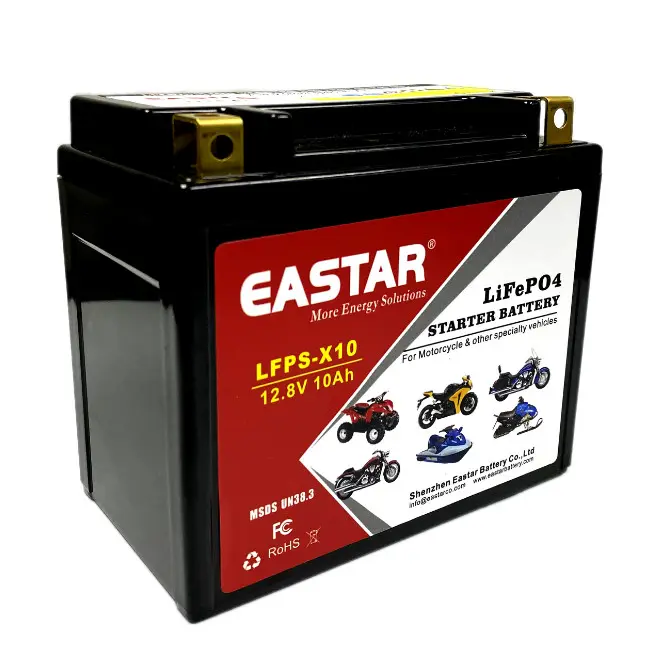 Batería de repuesto de plomo-ácido Eastar 12,8 V 10ah 12ah 15ah 20ah LiFePO4 para bicicleta eléctrica/sistema solar