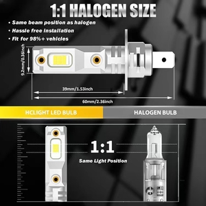 HCLIGHTS S8 Canbus ชุดหลอดไฟหน้า Led,ปราศจากข้อผิดพลาด CSP 90W 6500K 8000K D4s D3s D2s D1s - Product Image 6