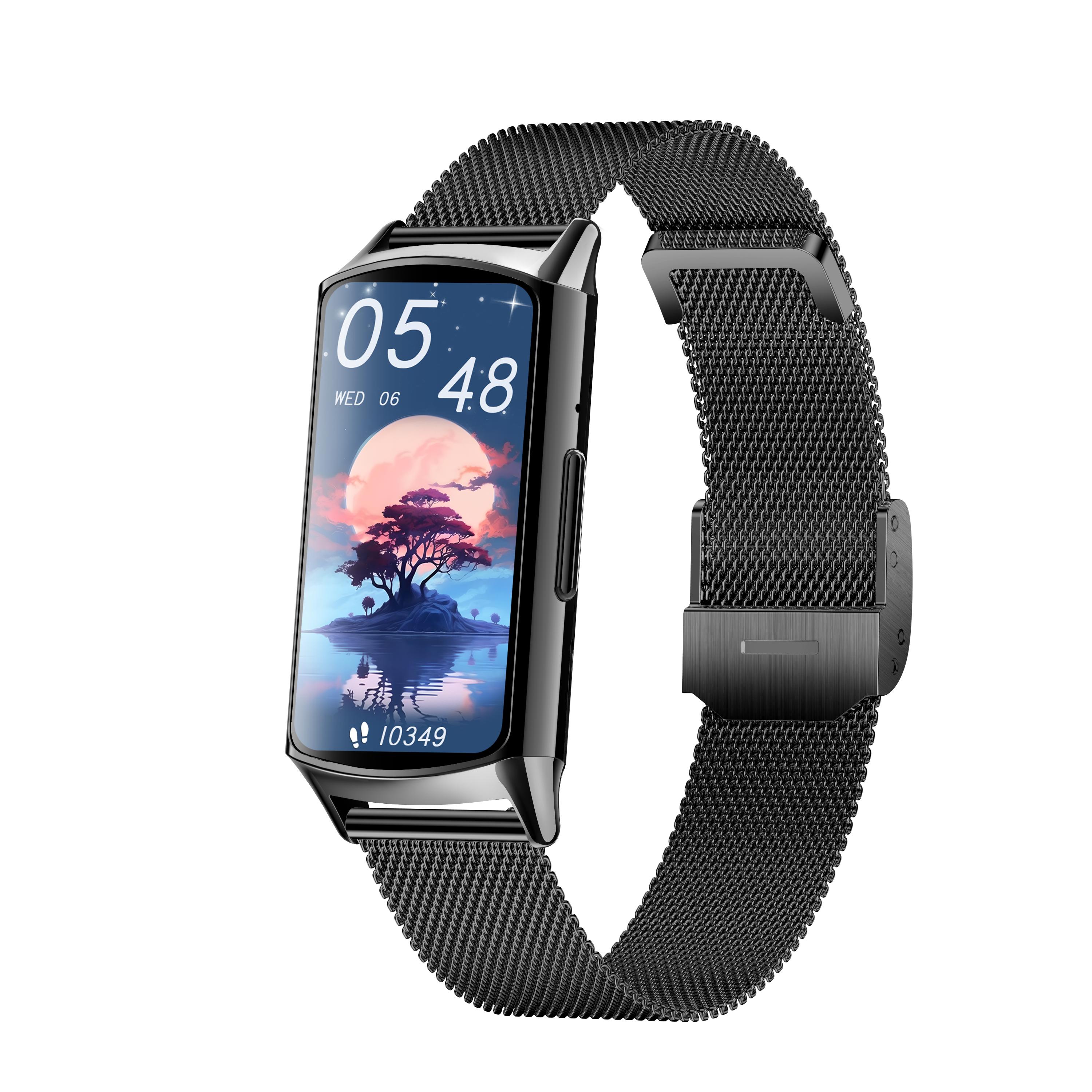 Black frame with black steel band