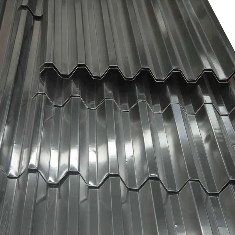 Tôle d'acier galvanisée ondulée laminée à froid de toiture de zinc 0.18mm 0.4mm feuilles de plaque métallique de fer de Gi pour le toit