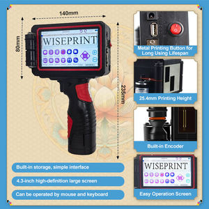 WISEPRINTインクジェットコーディング機ポータブルコードバッチプリンター車のキーコーディング機プログラミングHP-WP500ハンドヘルドインクジェットプリンター - Product Image 2