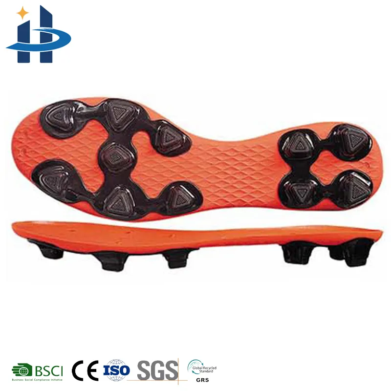 KICK GROUND, zapatos deportivos de fábrica personalizados, suela de material de TPU, suela de zapatos de fútbol para hombres, deporte al aire libre