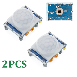 HC-SR501 PIRセンサーモジュールキット2個調整可能IRパイロエレクトリック赤外線モーション検出器ケーブルアセンブリ対応センサーキット - Product Image 6