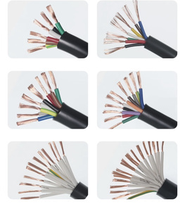 RVV 3x1.5 2x2.5 tel esnek bakır kablo PVC yalıtım PVC ceket elektrik teli - Product Image 6