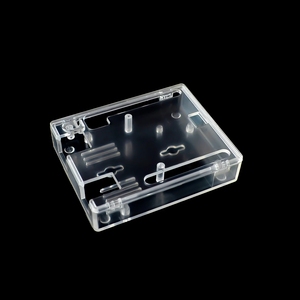 Schwarze ABS Kunststoff gehäuse Shell Transparent Box für Arduino UNO R3