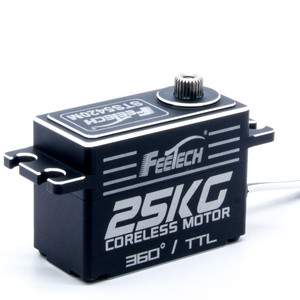 Feetech sts5420 м, 7,4 В, 25 кг, бессердечная стальная шестерня, магнитный датчик 360 градусов, одновальный сервопривод - Product Image 3