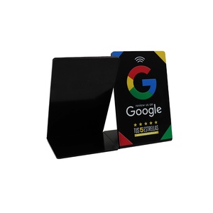 Custom 105*70 NFC Table Acrylic Google Review Nfc Stand With Qr <strong>Code</strong> - Product Image 1