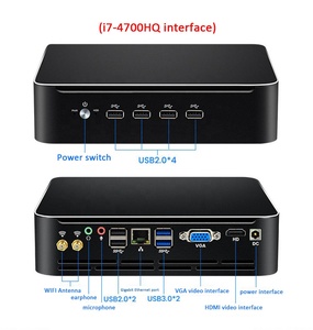 I3 i5 i7 mini ana bilgisayar HD-MI VGA SPK MIC LAN USB3.0 mini oyun masaüstü montaj küçük ana ofis masaüstü mini pc - Product Image 5