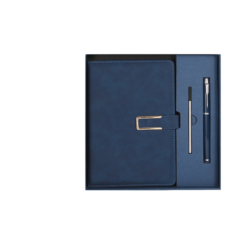 A5 U-Buckle Gift Box Set - 5-piece Set--Dark blue