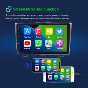 Multifunction 9 Inch Android 10 1+16GB Car DVD Player Navigation <strong>GPS</strong> Double 2DIN for <strong>Honda</strong> <strong>CRV</strong> 2007-11