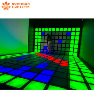 Super Grid Game Vloer Lava Active Interactive Dance Floor IP65 LED Floor with Square Lights Activates Game Room - Product Image 6