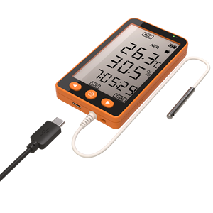 Controlador de temperatura del termostato del registrador de datos para controlador de temperatura y humedad