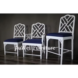 Chaise réglable en hauteur commerciale de bras de chêne pour la conception Chippendale de salle à manger de restaurant - Product Image 6
