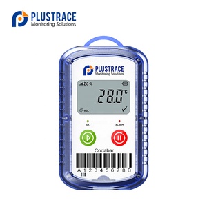 PLUSTRACE G6B 2G-120 Wireless Real <strong>Time</strong> <strong>Temperature</strong> and Humidity Data Logger Single Use Location Trackers for Cold Chain - Product Image 1
