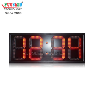 Große 15 Zoll wasserdichte LED-Wanduhr für den Außenbereich Timer 7-Segment-LED-Uhranzeige Digital Signage und Displays - Product Image 2