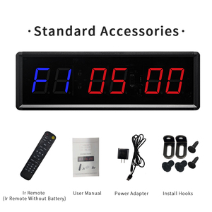 Timer Led Multi programmabile Timer conto alla rovescia Wireless telecomando palestra Timer installazione a parete conto alla rovescia/conto alla rovescia elettronico - Product Image 4