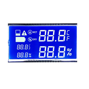 Kunden spezifische Dimension Mono White Hintergrund Positiv 7 Segment LCD-Bildschirm modul - Product Image 6