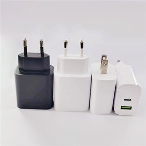 EU US 3 Pin UK Plug 18W 20W Wall Charger With <strong>a</strong> USB and Type <strong>C</strong> Port for <strong>apple</strong> iphone for <strong>apple</strong> iphone - Product Image 3
