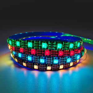 5 В Rgb WS2812b ленточный свет 30 60 74 96 144 светодиодов 5 м Smd 5050 Гибкая матрица волшебный адресуемый Ws2812b Пиксельная Светодиодная лента - Product Image 5
