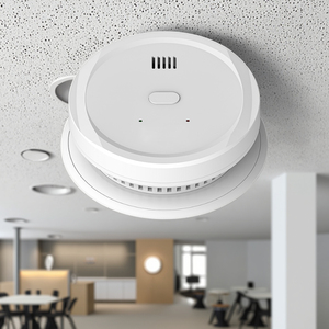 Liên kết khói <span class=keywords><strong>Detector</strong></span> quang điện khói báo động pin Powered báo cháy Dễ dàng cài đặt ABS nhựa - Product Image 5